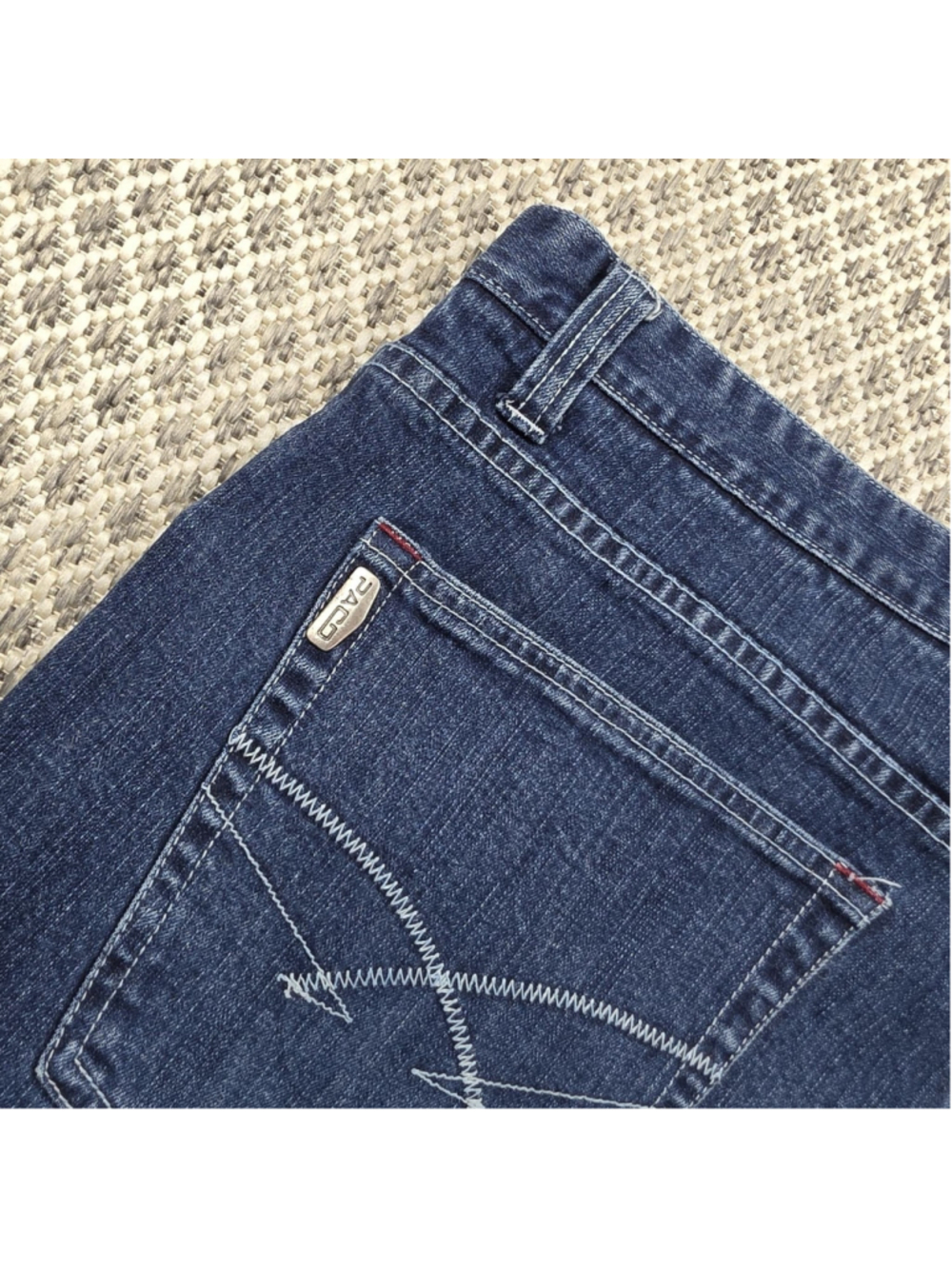 Paco Jeans NYC Relaxed Fit Jeans Men’s Size 40x32 Blue Denim Pants Y2K - Picture 7 of 14